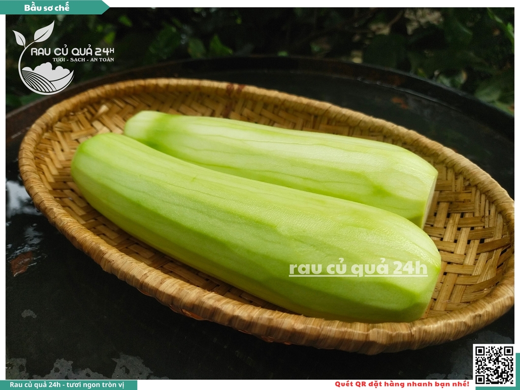 Quả bầu sơ chế khoảng 400 - 600g