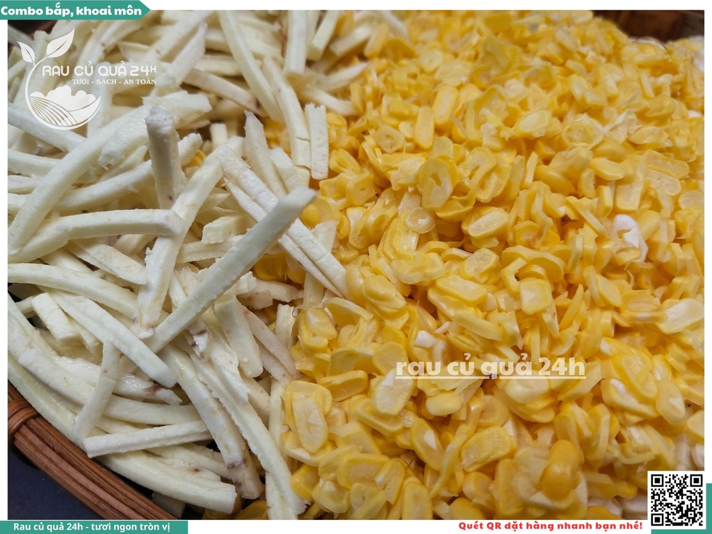 Bắp mix - Khoai môn