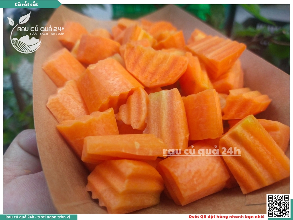 Cà rốt cắt khoảng 400 - 500g