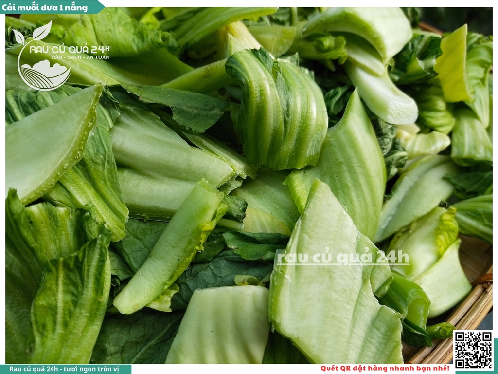 Cải muối dưa phơi 1 nắng khoảng 500g