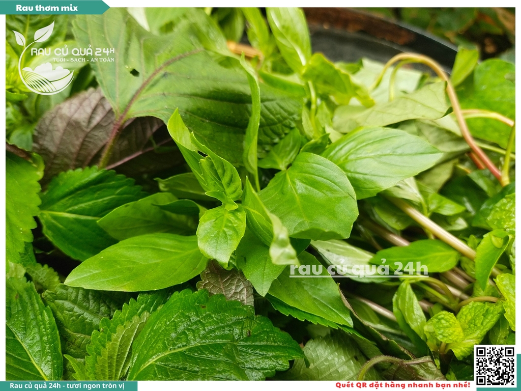 Rau thơm mix các loại