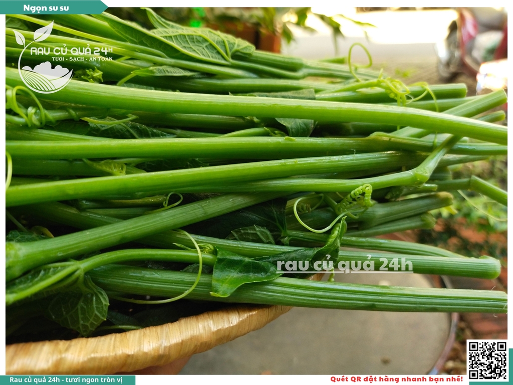 Ngọn su su khoảng 500g