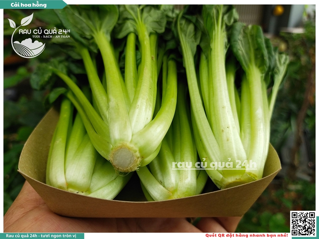 Rau Cải hoa hồng khoảng 300g