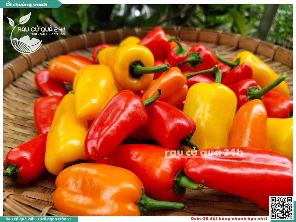 Ớt ngọt snack 200g