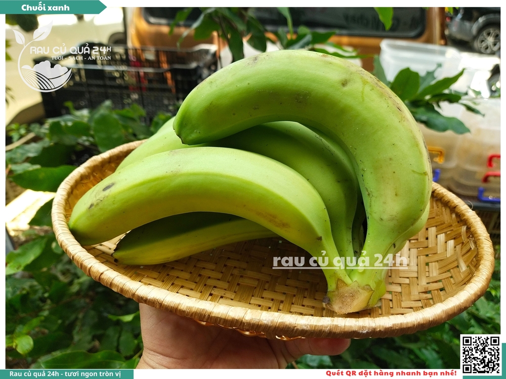 Quả Chuối xanh - 400g