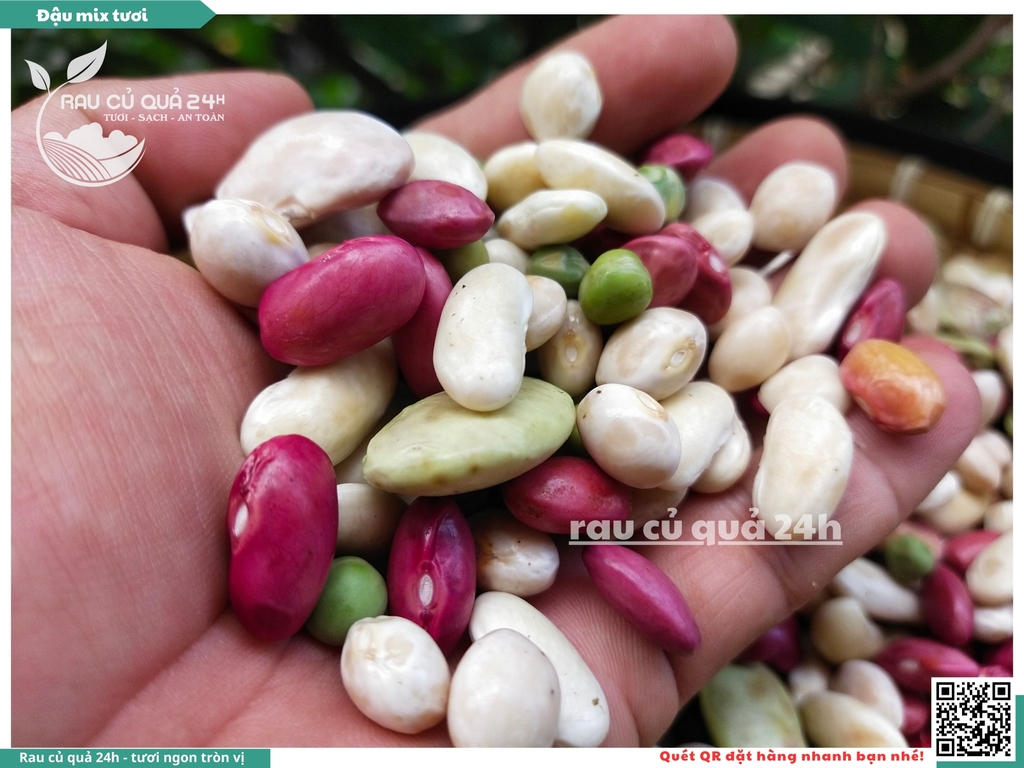 Đậu mix tươi