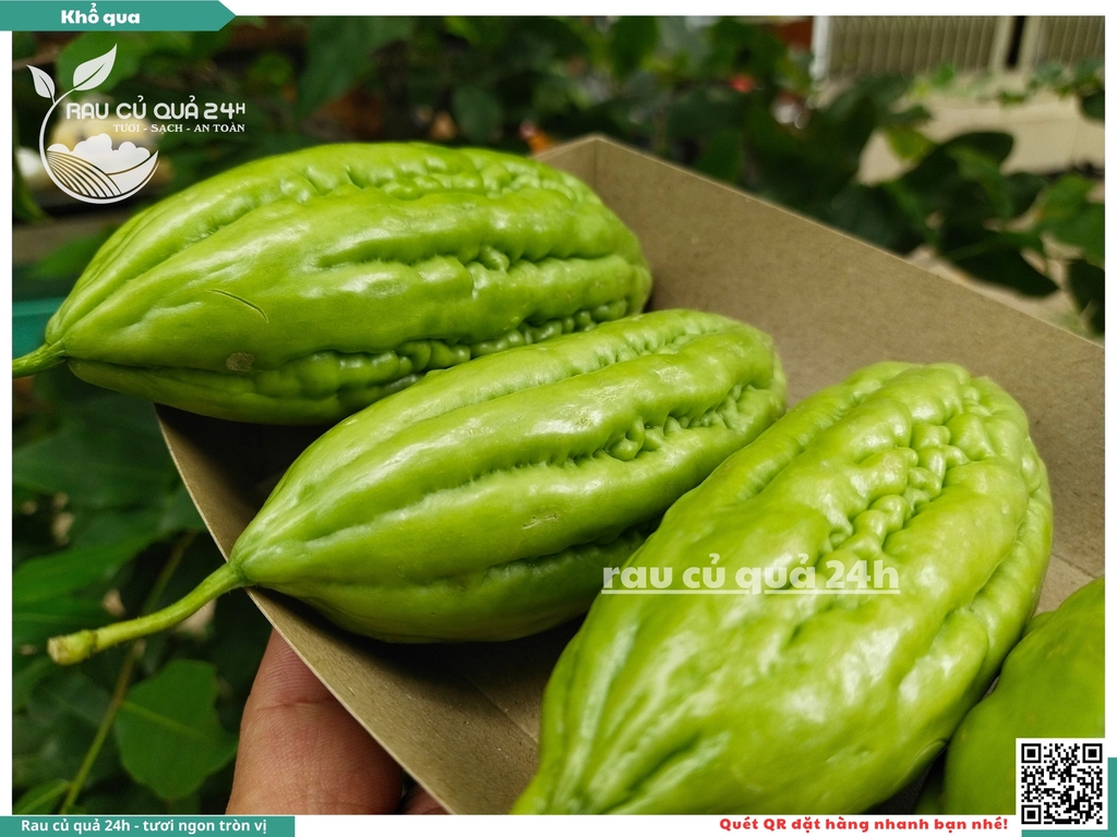 Khổ qua 3 quả khoảng 400g