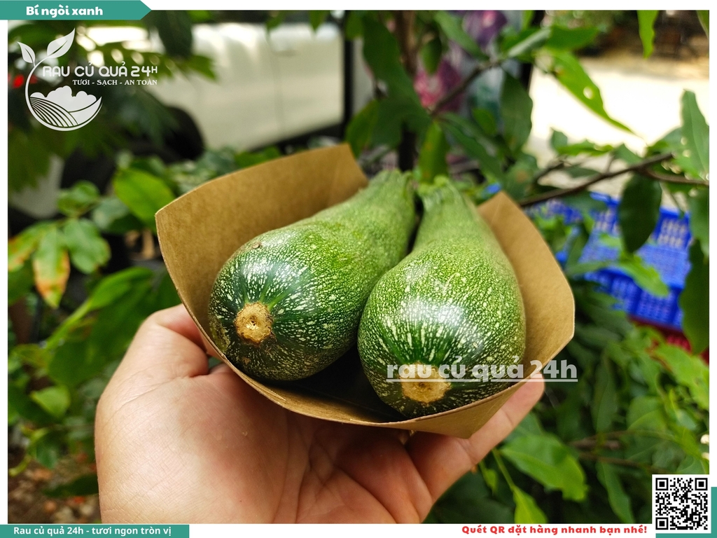 Bí Ngòi xanh 2 quả khoảng 600 - 800g