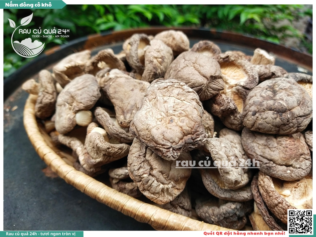 Nấm đông cô khô khoảng 45g