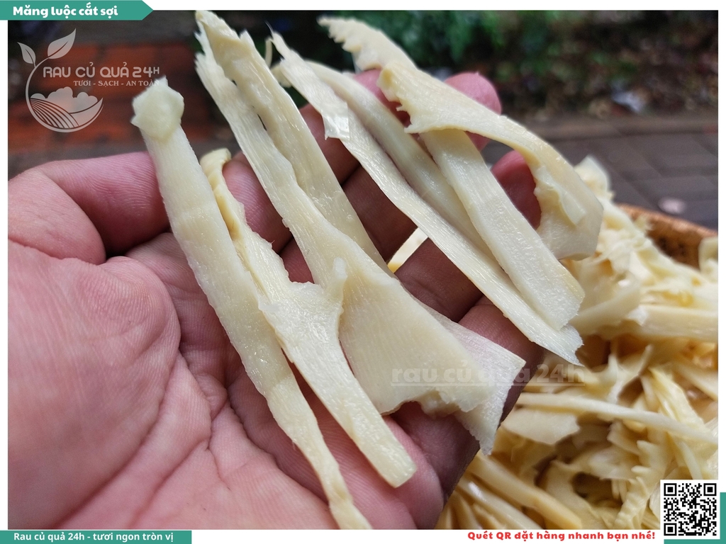 Măng luộc cắt sợi khoảng 400g