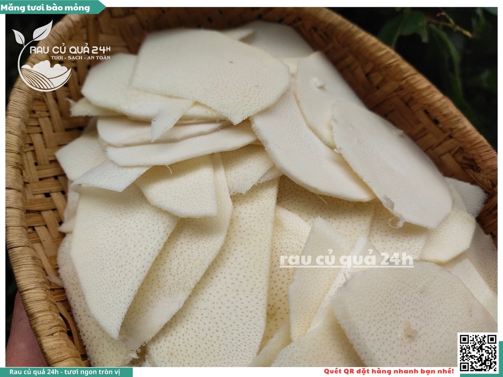 Măng tươi bào mỏng