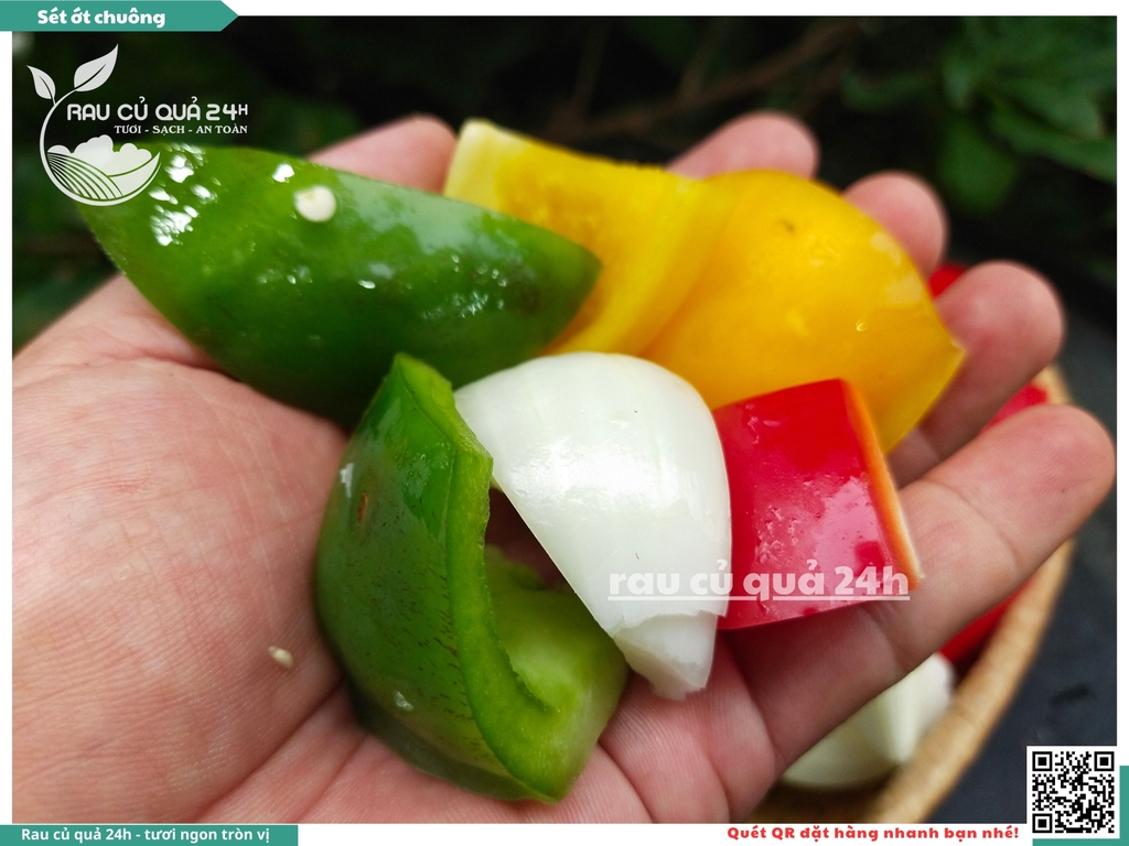 Combo Ớt chuông mix khoảng 500g