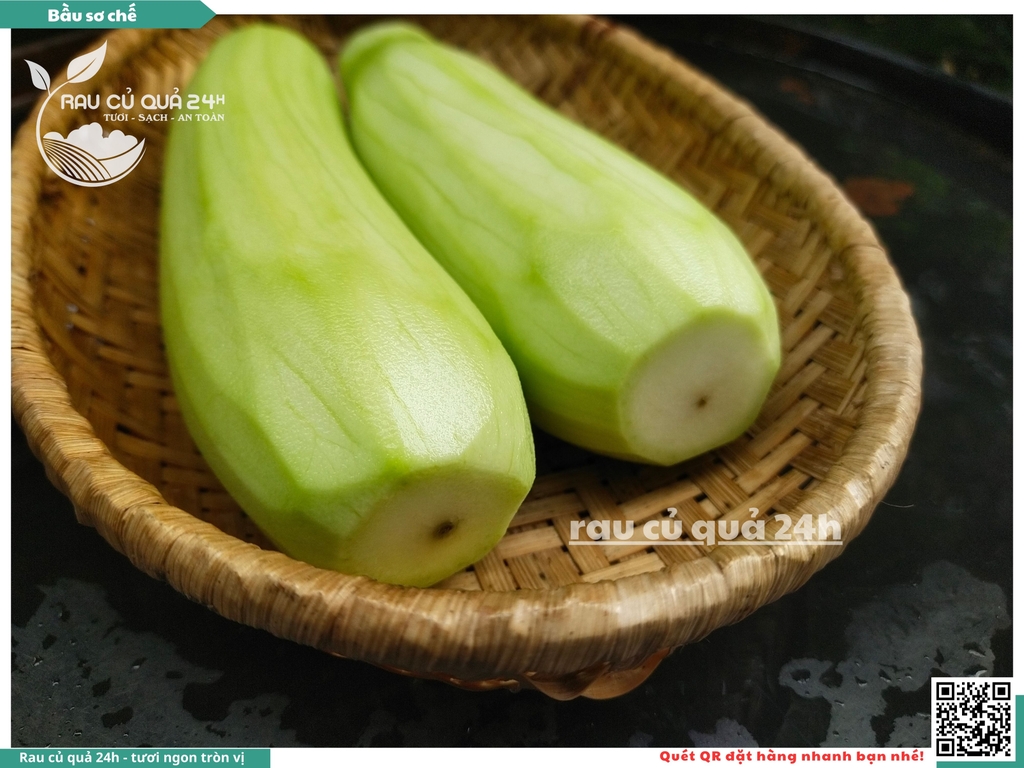 Quả bầu sơ chế khoảng 400 - 600g