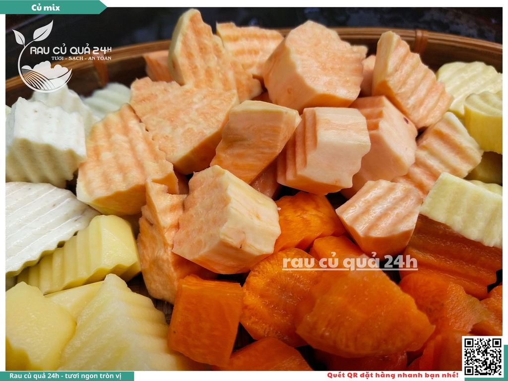 Combo Củ mix khoảng 400g