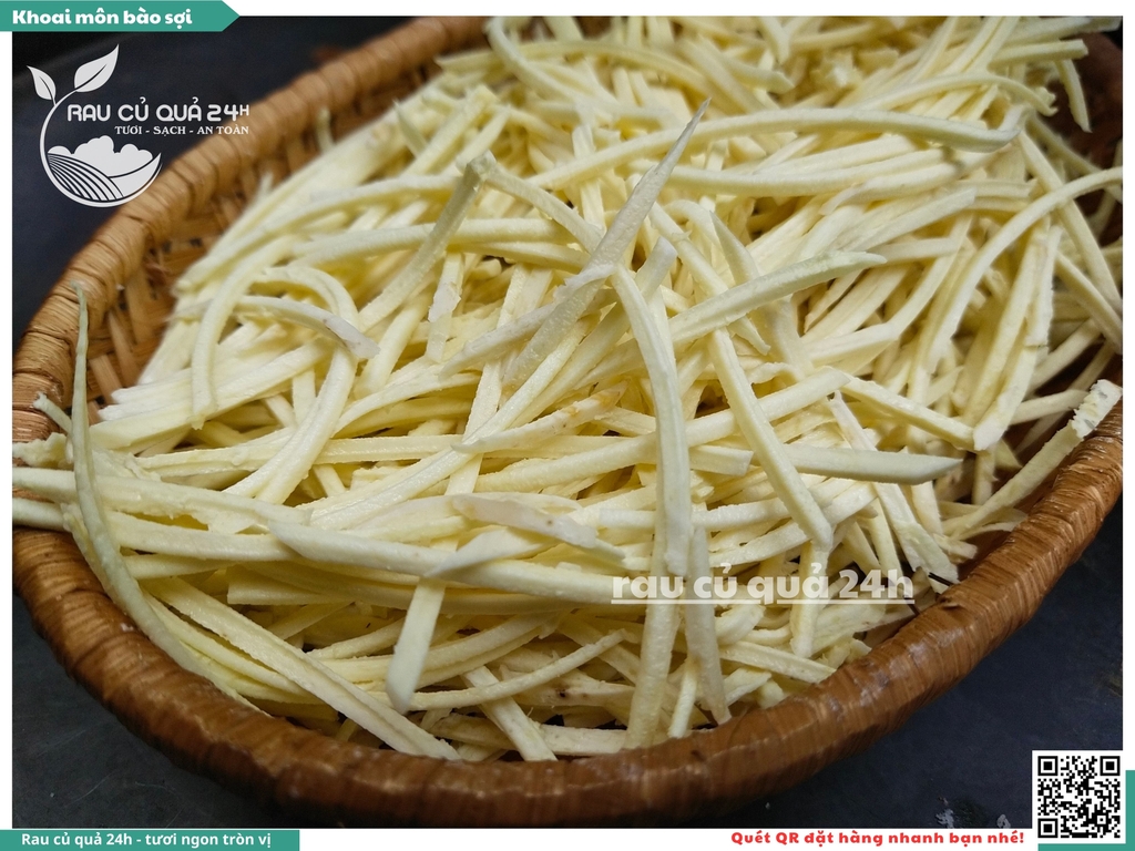 Khoai môn bào sợi khoảng 350 - 550g