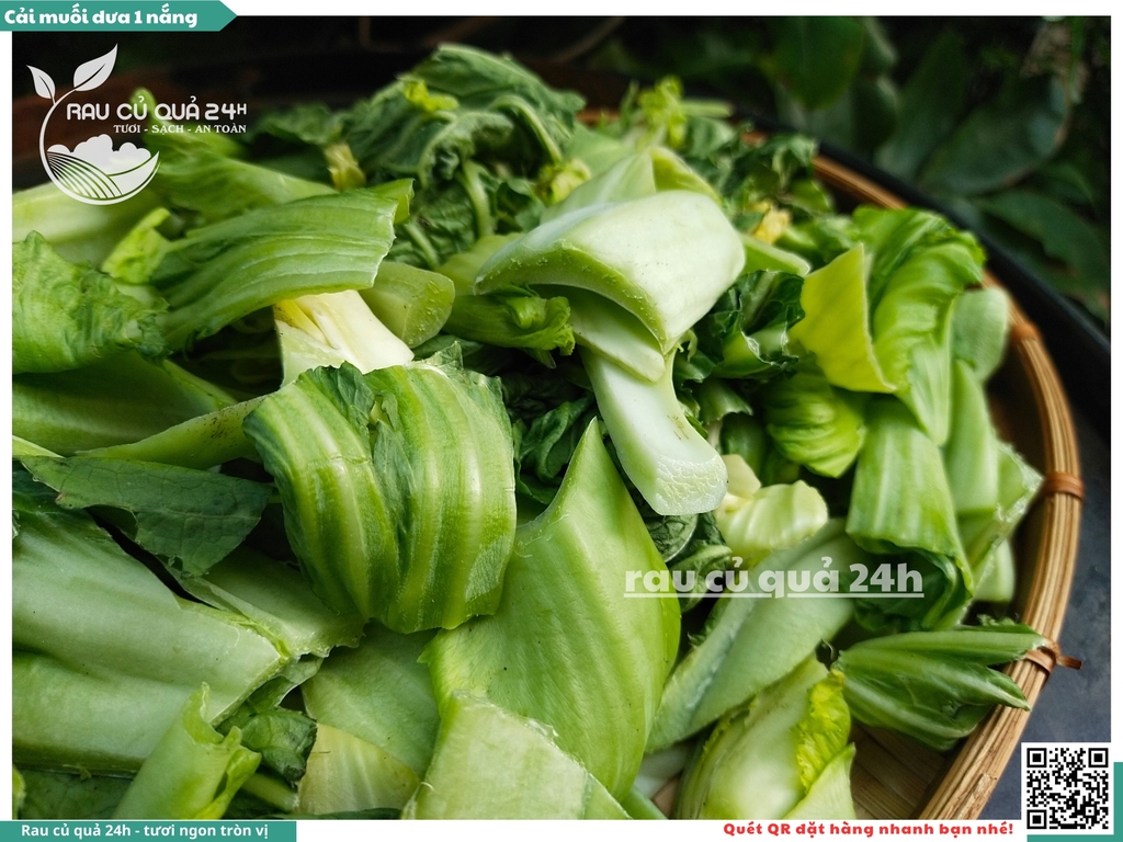 Cải muối dưa phơi 1 nắng khoảng 500g