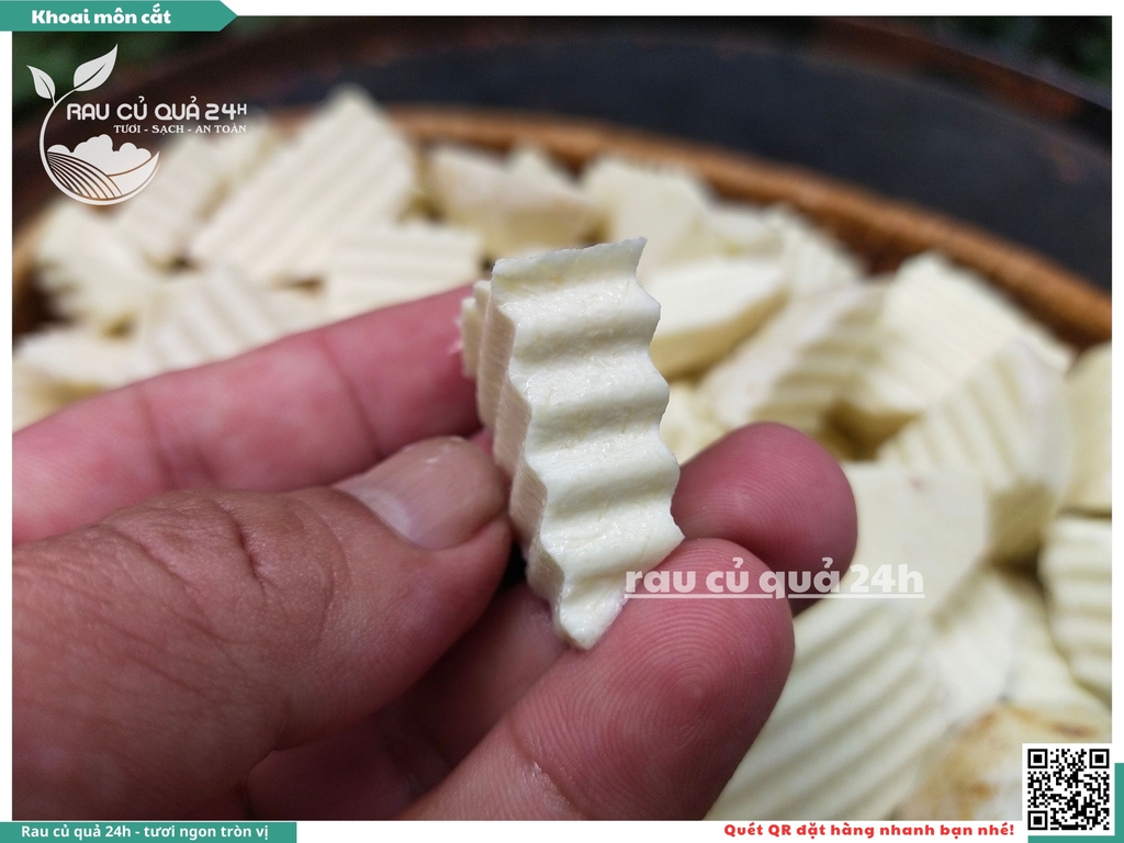 Khoai môn cắt khoảng 350 - 550g