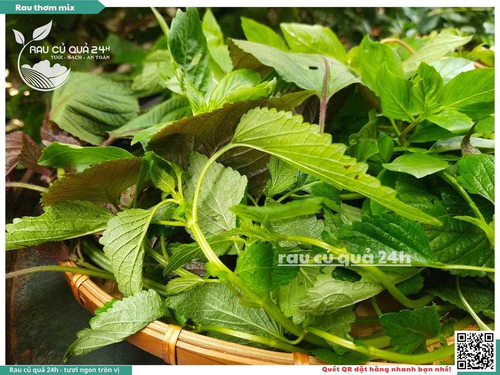 Rau thơm mix các loại
