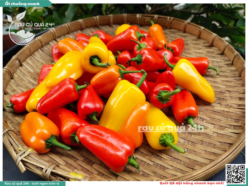 Ớt ngọt snack 200g