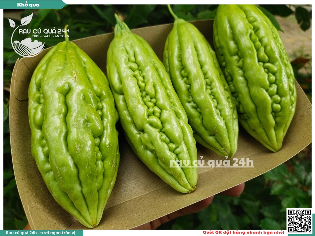 Khổ qua 3 quả khoảng 400g