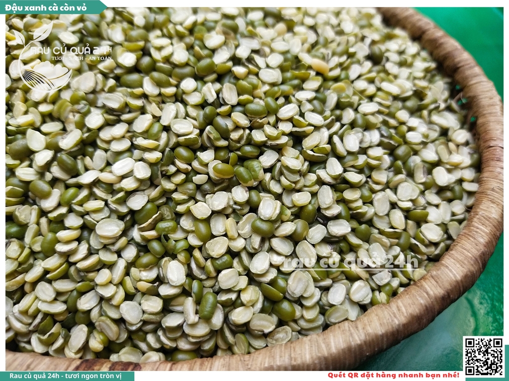 Đậu xanh cà còn vỏ - 170g