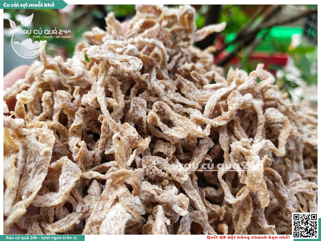 Củ cải cắt sợi muối khô 100g