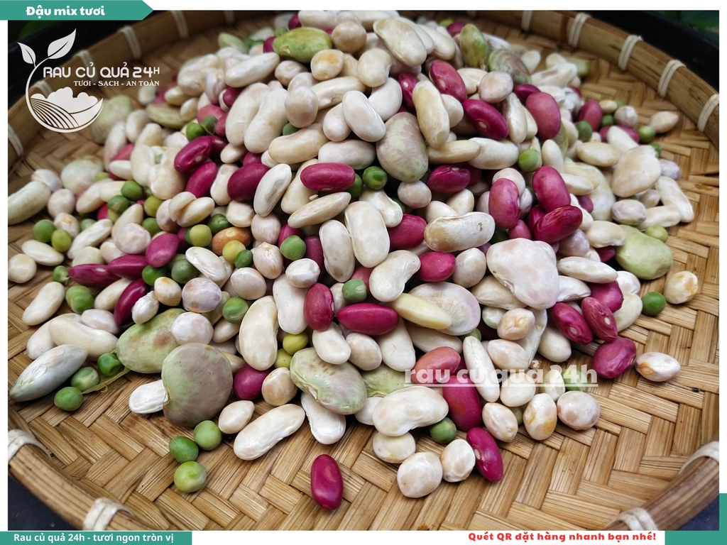 Đậu mix tươi