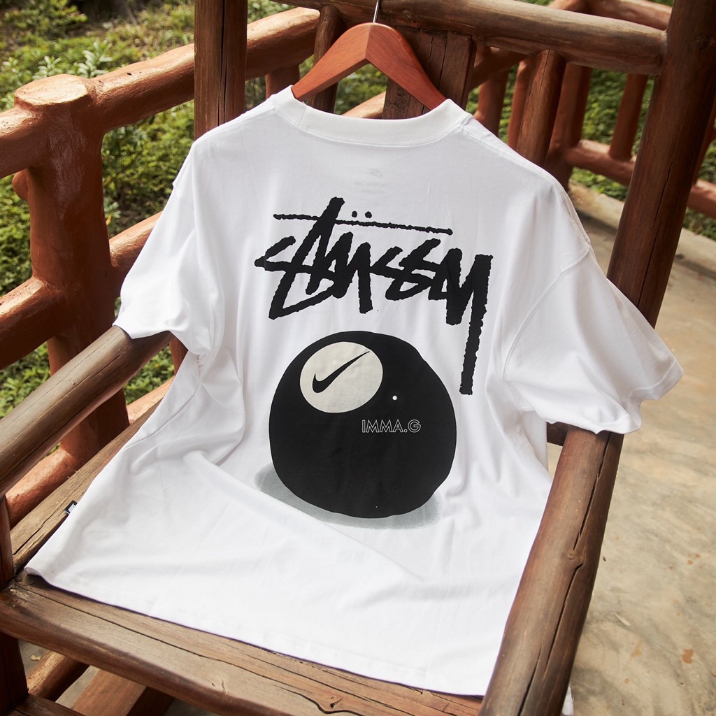 Stussy × NIKE 8 BALL TEE