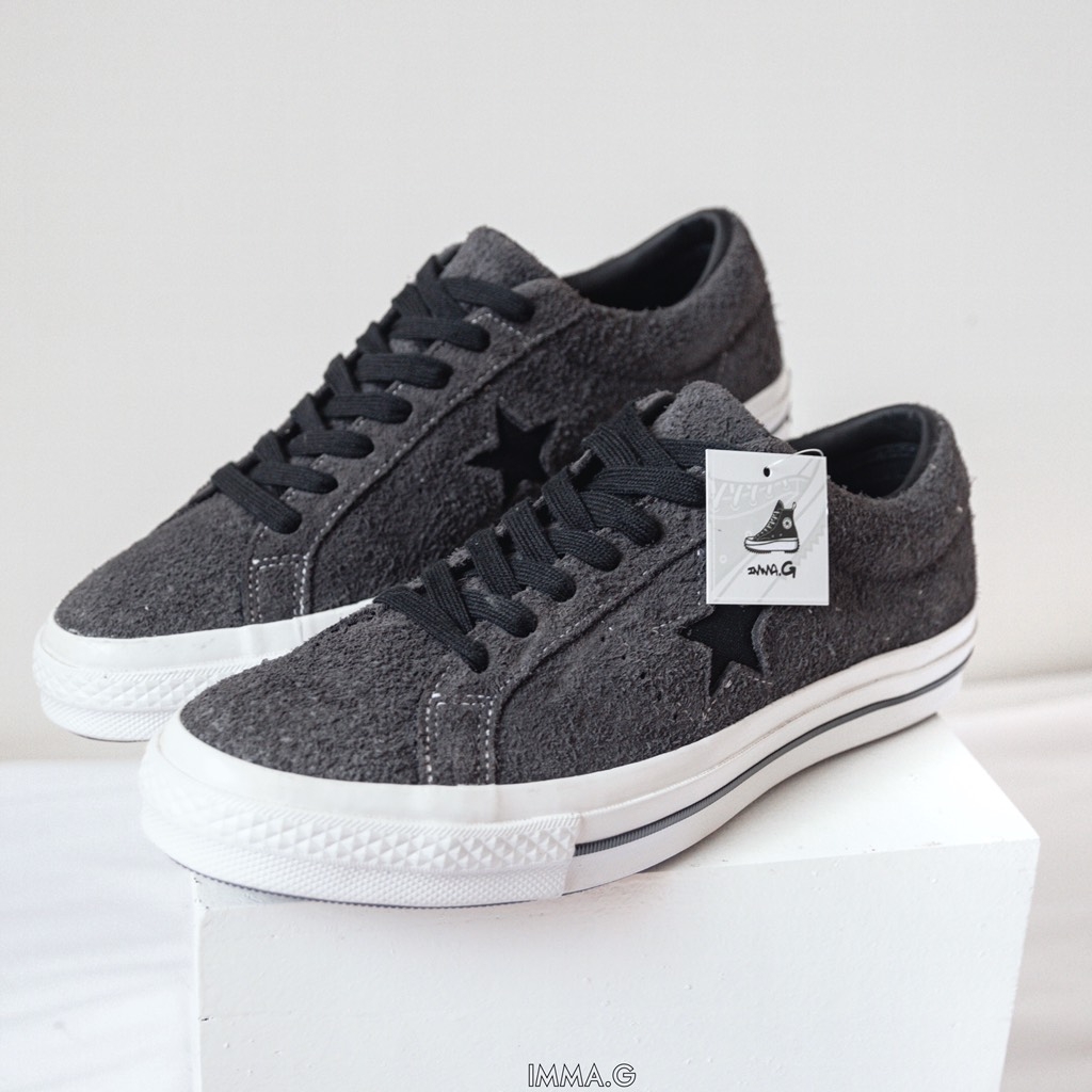CONVERSE ONE STAR DARK STAR BLACK CONVERSE ONE STAR DARK STAR BLACK