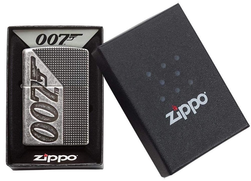 Bật lửa điệp viên 007 Zippo James Bond 49033 cao cấp