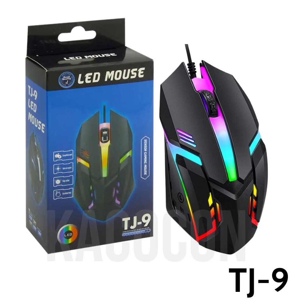 CHUỘT GAMING CÓ DÂY TJ-9 LED RGB GIÁ SỈ | Phụ Kiện Giá Sỉ KACOCON