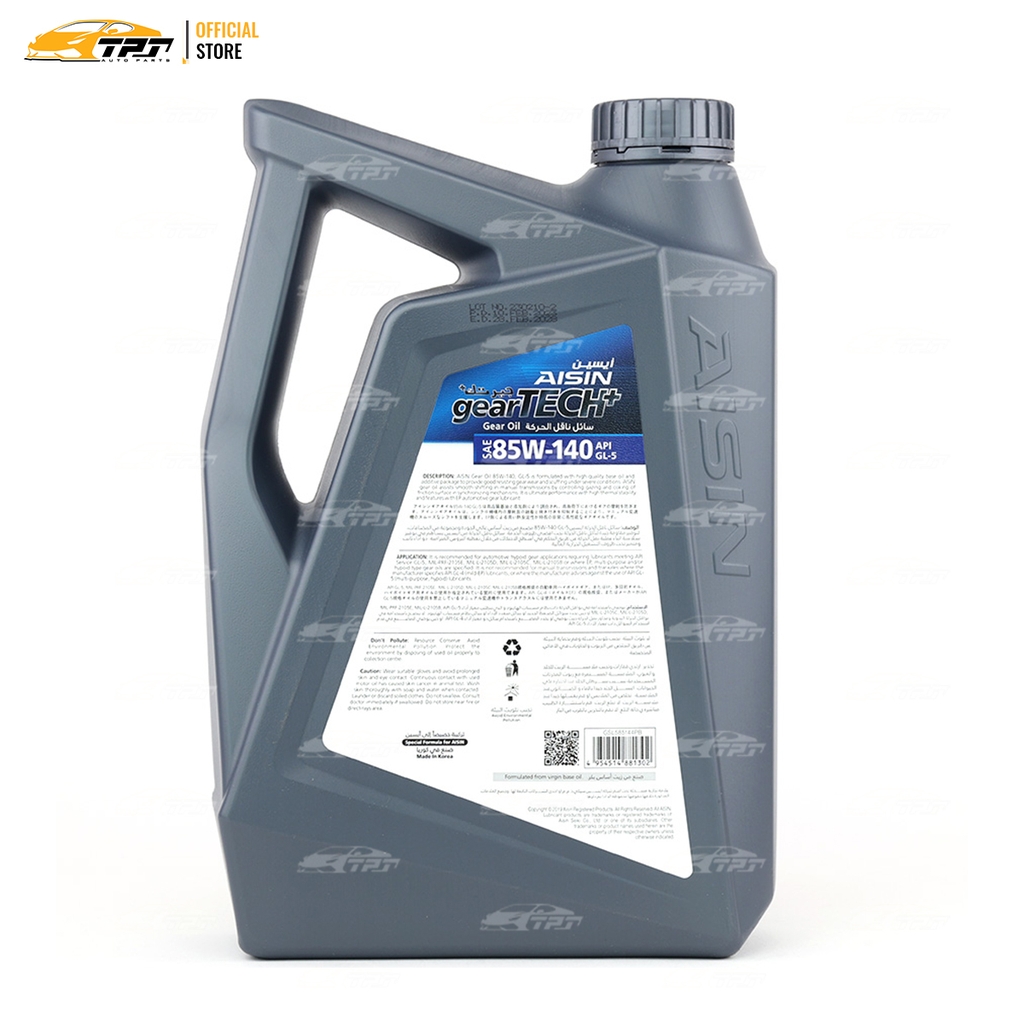 85W-140 GL-5 Nhớt Hộp Số Sàn GSL585144PN [4 Lít] AISIN - Japan