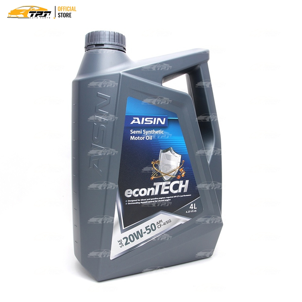 20W-50 CF4/SG Nhớt Động Cơ Semi Synthetic ECSF2054PN [4 Lít] AISIN - Japan