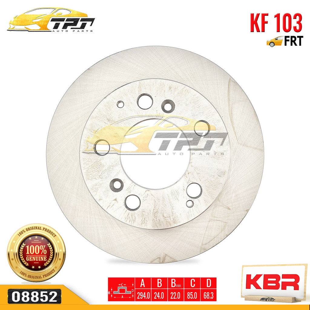 KF103 Đĩa Thắng TrướcMercedes MB100 - MB140 [294.0 mm] KBR - Taiwan