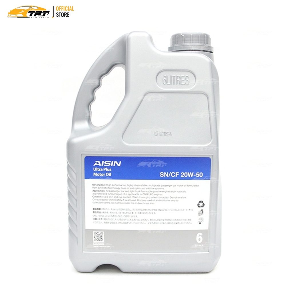 20W-50 SN/CF Nhớt Động Cơ Semi Synthetic ESSNP2056P [6 Lít] AISIN - Japan