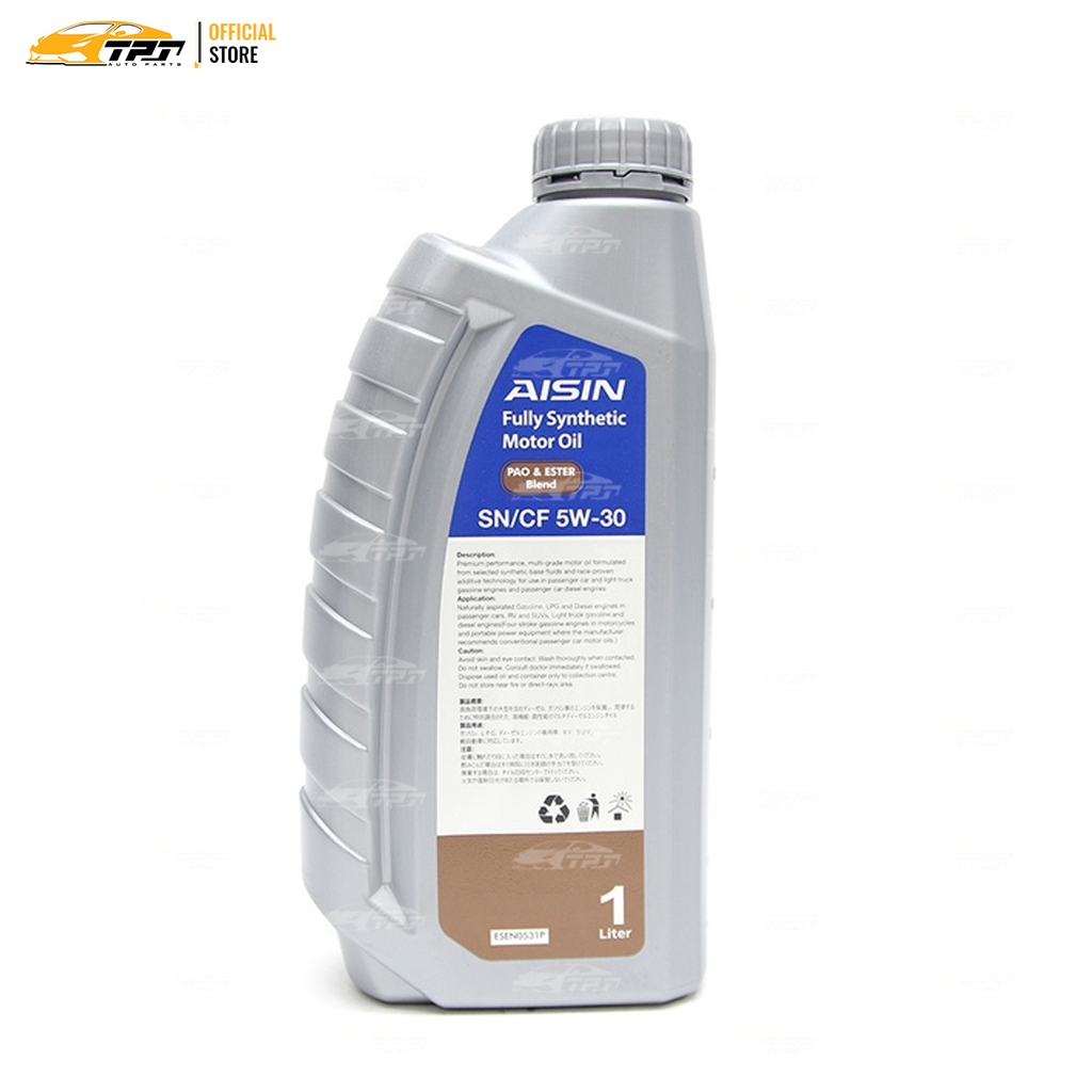 5W-30 SN/CF Nhớt Động Cơ Pao & Ester Blend Fully ESEN0531P [1 Lít] AISIN - Japan