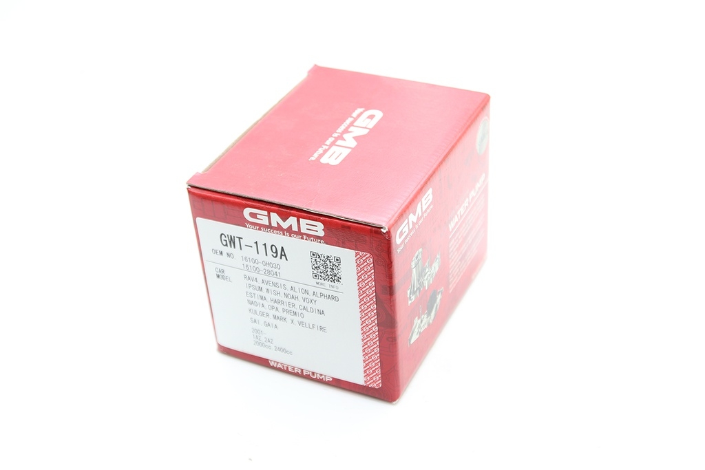 GWT119A Bơm Nước Toyota CAMRY 2.4 VN 02-06 HIGHLANDER 2.4 03-07 PREVIA 2.4 RAV4 2.0 2.4 00-12 GMB - Japan