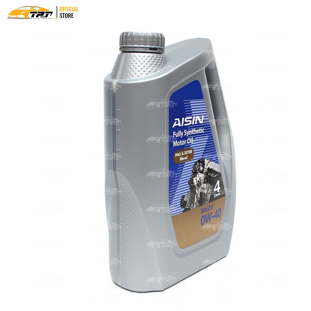 0W-40 SN/CF Nhớt Động Cơ Pao & Ester Blend Fully ESEN0044P [4 Lít] AISIN - Japan