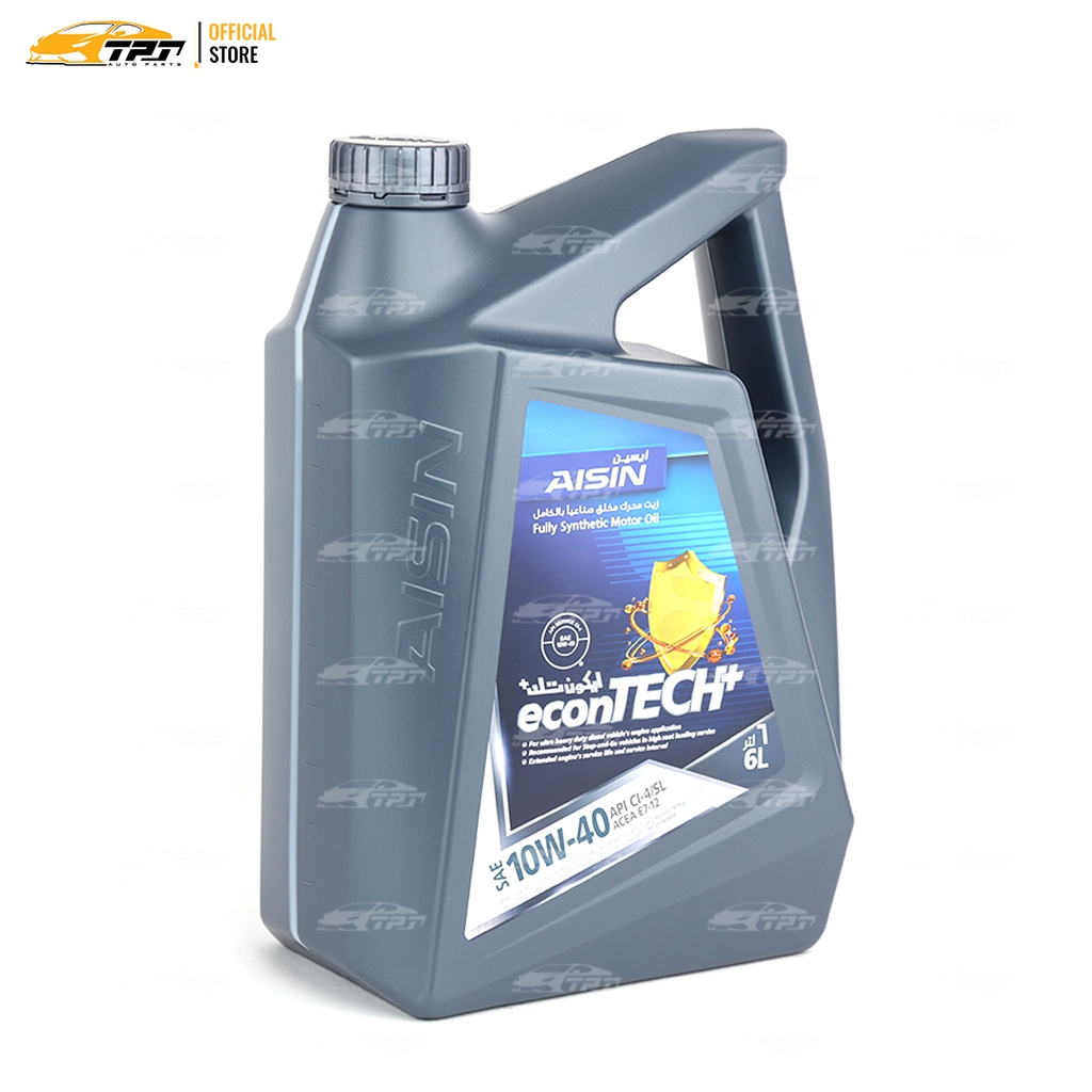 10W-40 CI4/SL Nhớt Động Cơ FULLY SYNTHETIC ECFI1046PN [6 Lit] AISIN