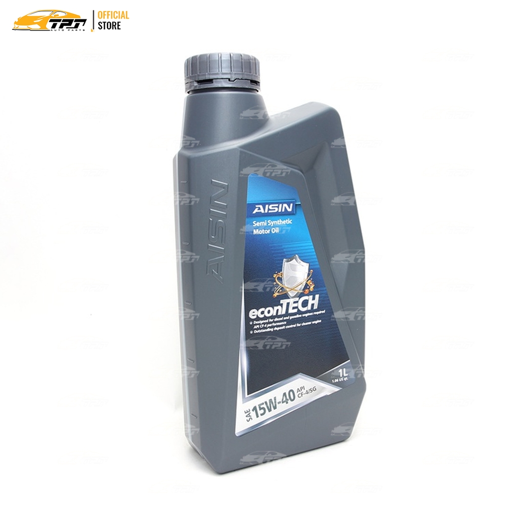 15W-40 CF4/SG Nhớt Động Cơ Semi Synthetic ECS Formula ECSF1541PN [1 Lít] AISIN - Japan