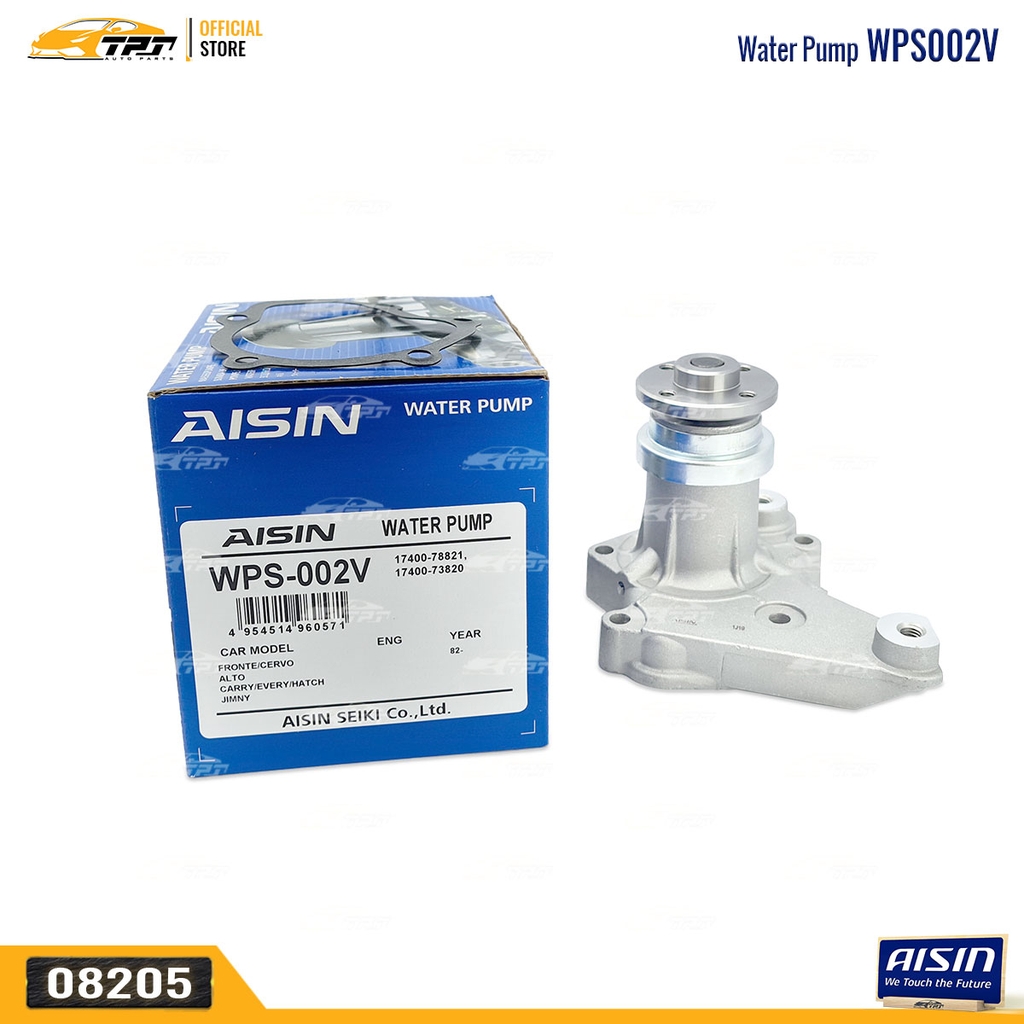 WPS002V Bơm Nước Suzuki CARRY VN 1.0 97- WAGON R VN 1.0 01-07 AISIN - Japan