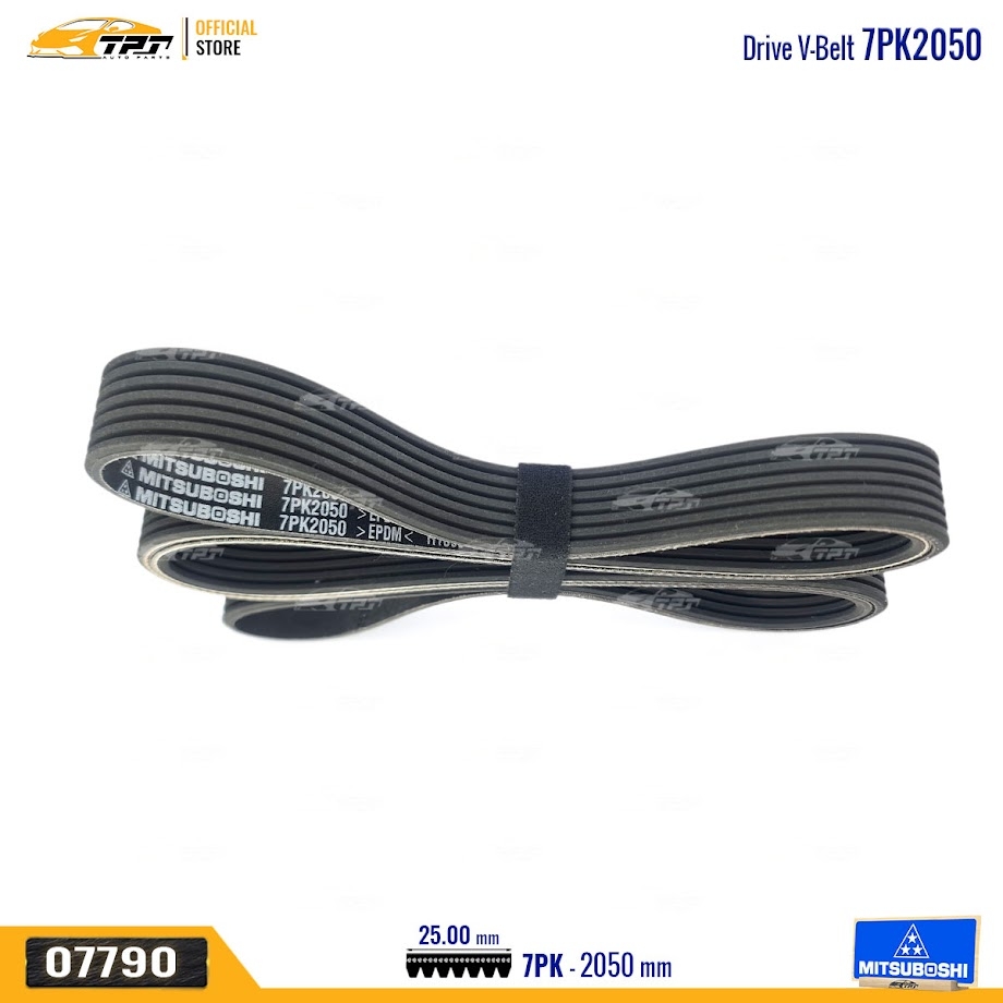 7PK2050 Dây Curoa Tổng Toyota FORTUNER 16- (Xe Form mới) MITSUBOSHI - Japan