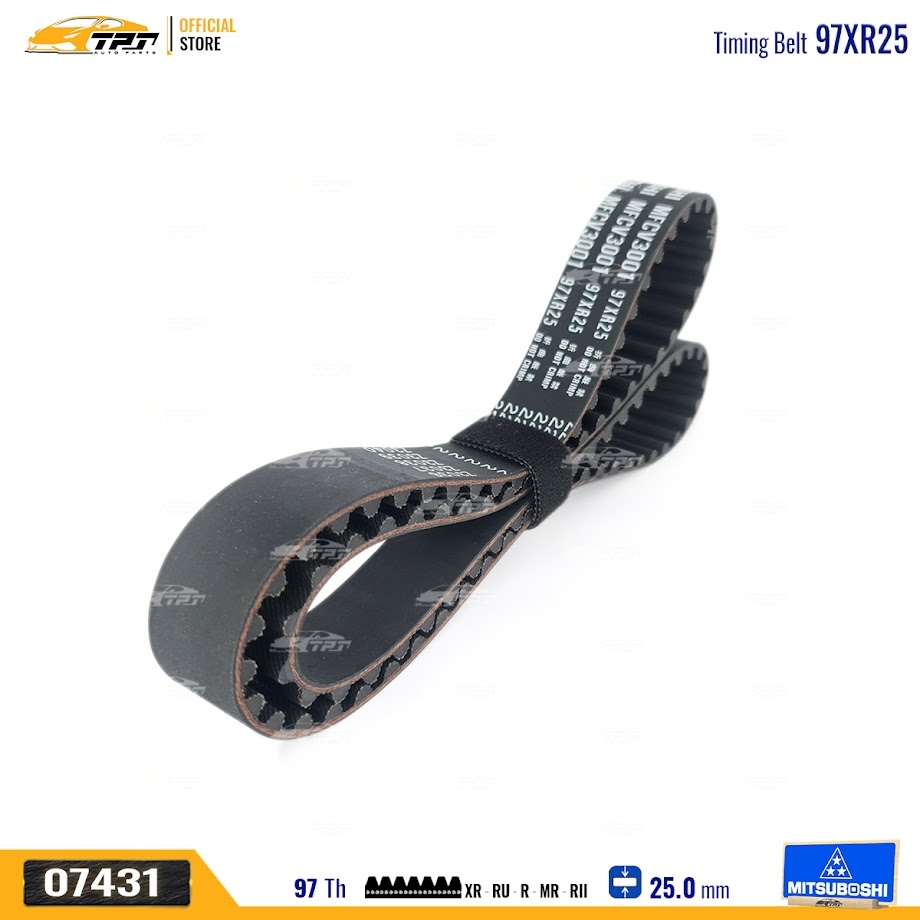 97XR25 Dây Curoa Cam / Dây Đai Răng Toyota FORTUNER 2.5 Mitsuboshi - Japan