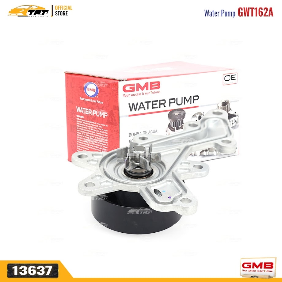 GWT162A Bơm Nước Toyota VIOS VN 1.3-1.5 16- WIGO 1.2 17- RUSH 1.5 18- [WPT198V] GMB - Japan