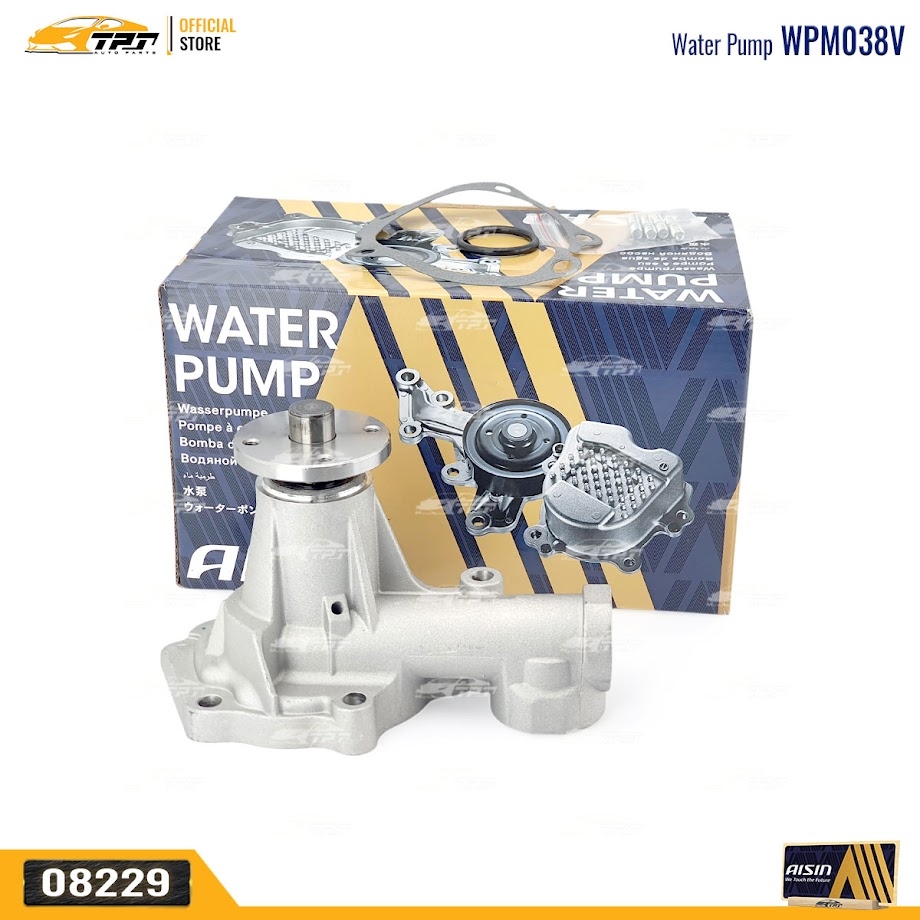 WPM038V Bơm Nước Mitsubishi JOLIE VN 2.0 99-07 (Bét Phun) PAJERO VN 2.4 96-02 ZINGER VN 2.4 08-12 TRITON 2.0 96- AISIN - Japan