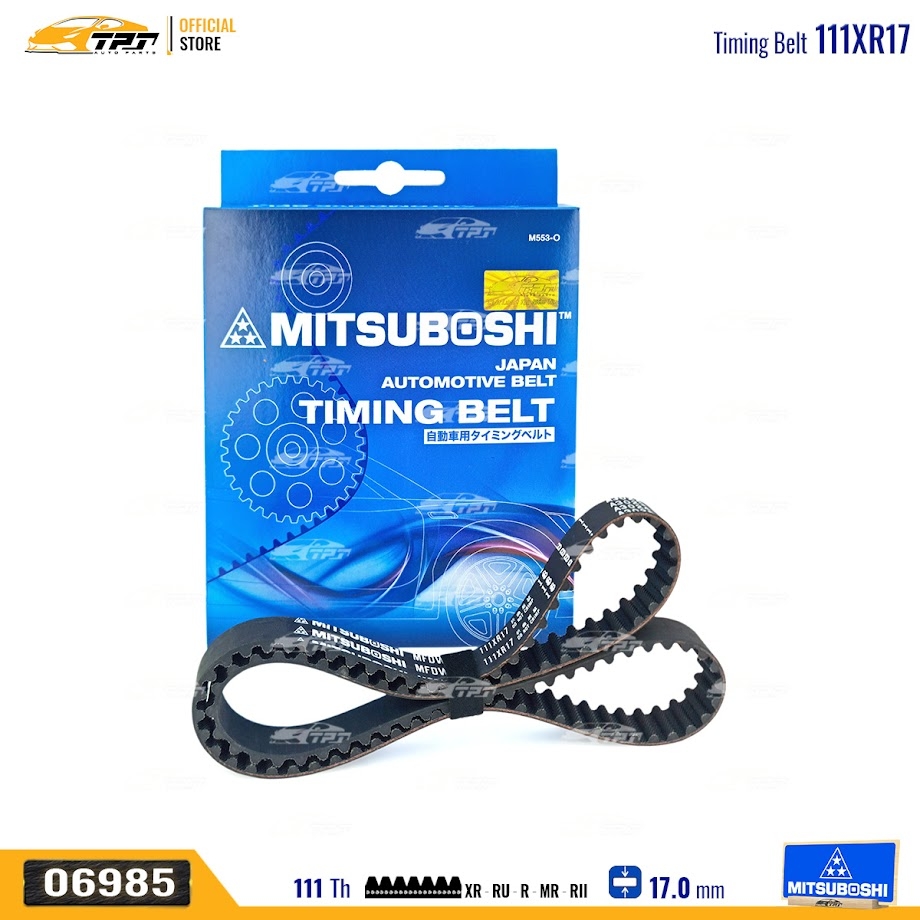 111XR17 Dây Curoa Cam / Dây Đai Răng Deawoo GENTRA - CIELO - LANOS - KALOS Mitsuboshi - Japan