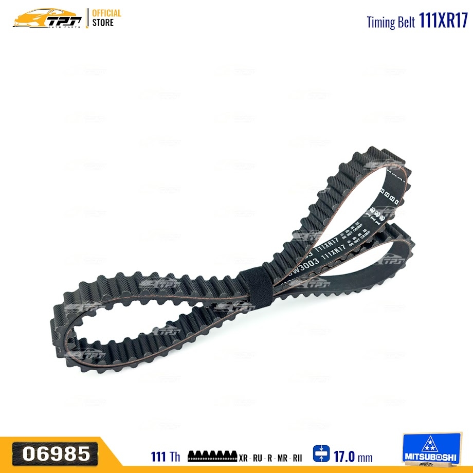 111XR17 Dây Curoa Cam / Dây Đai Răng Deawoo GENTRA - CIELO - LANOS - KALOS Mitsuboshi - Japan