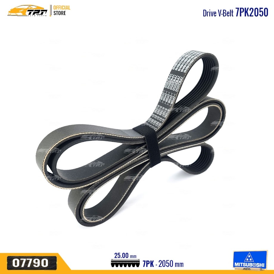 7PK2050 Dây Curoa Tổng Toyota FORTUNER 16- (Xe Form mới) MITSUBOSHI - Japan