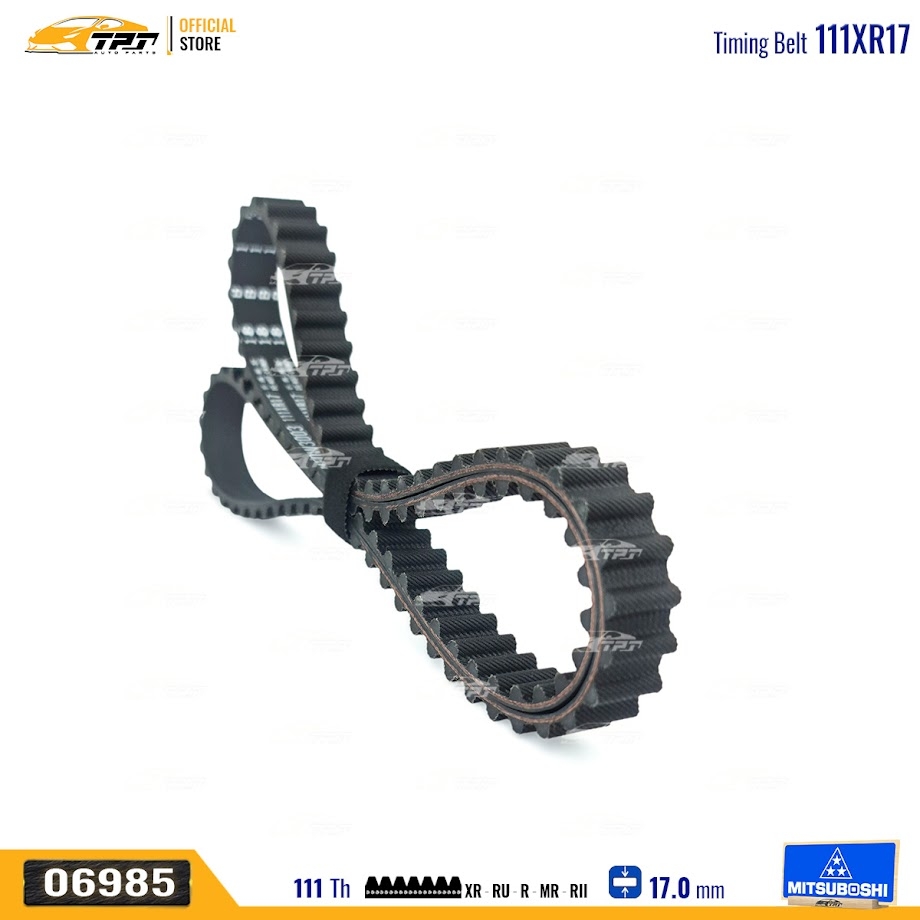 111XR17 Dây Curoa Cam / Dây Đai Răng Deawoo GENTRA - CIELO - LANOS - KALOS Mitsuboshi - Japan