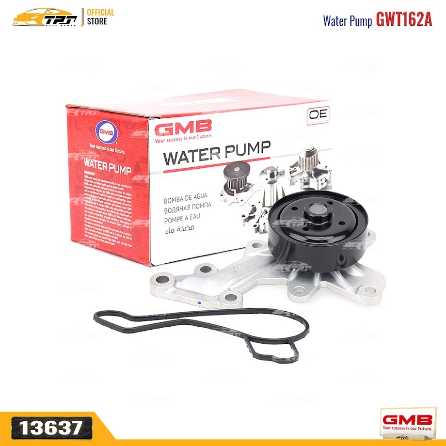 GWT162A Bơm Nước Toyota VIOS VN 1.3-1.5 16- WIGO 1.2 17- RUSH 1.5 18- [WPT198V] GMB - Japan